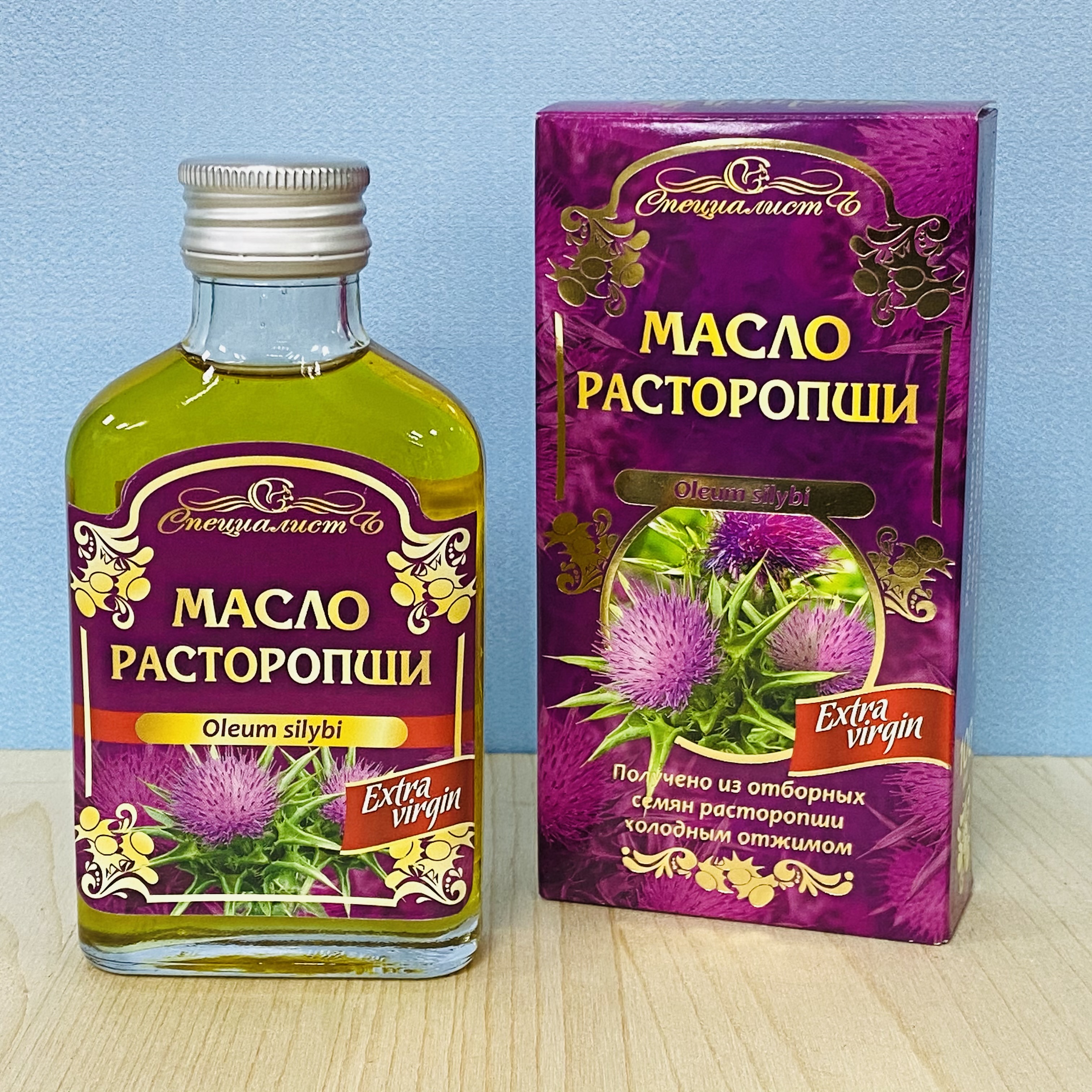 Масло Расторопши 100 мл (холодный отжим) купить в Воронеже